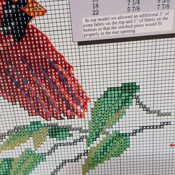 Flying Colors Bluebirds Cardinal Cross Stitch Book - Picture 7 of 8